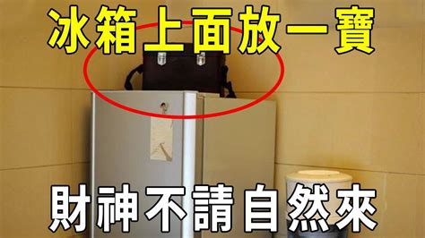 冰箱上面放什麼招財